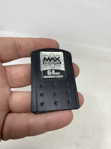 Sony Playstation 2 PS2 64MB Max Memory Card Great Working Condition Black — photo 2
