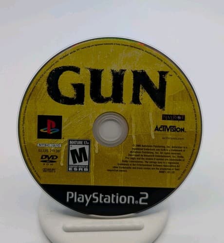 Gun (PS2) Activision Action & Adventure M NTSC-U/C Manual & Case CIB Tested — photo 6