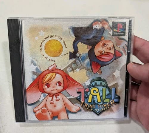SONY PS1 TALL TWINS TOWER JPN IMPORT RARE US SELLER TESTED
