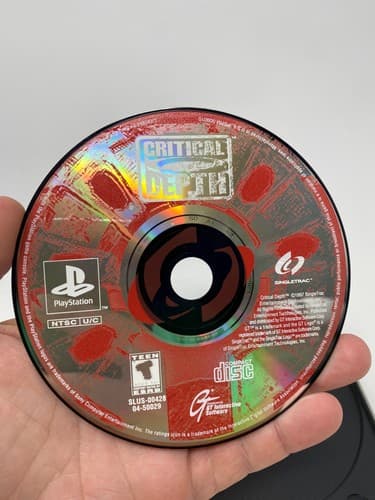 Critical Depth - PS1 PS2 Playstation 1 2 Tested Working Game Rare w manual READ — photo 5