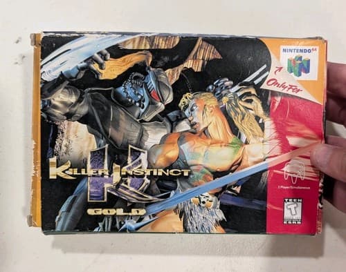 Killer Instinct Gold N64 Nintendo Box, Manual And Tray Only - No Game