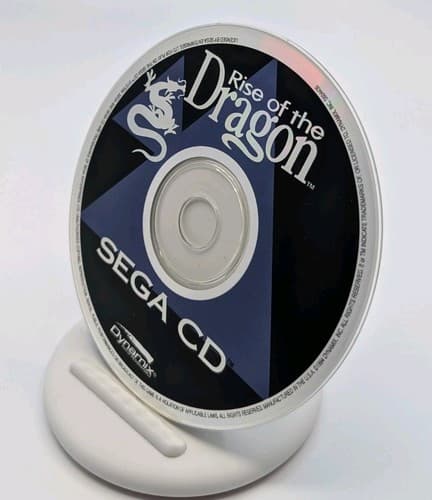 Rise of the Dragon (Sega CD, 1994) Game Disc & Manual TESTED — photo 5
