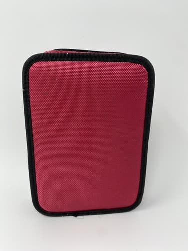 Nintendo 3DS XL DSi Lite Carrying Case Dark Pink - Used & Cleaned Ships Fast — photo 3