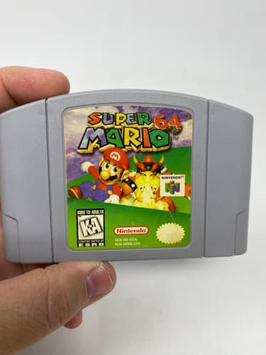 Nintendo Super Mario 64 (Nintendo 64 N64) Game Cartridge E Rated NTSC-U/C