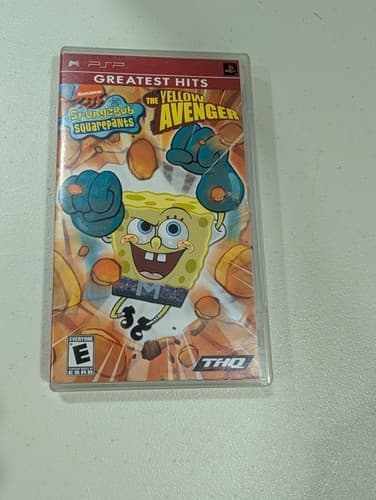 SpongeBob SquarePants: The Yellow Avenger (Sony PSP, 2006) CIB