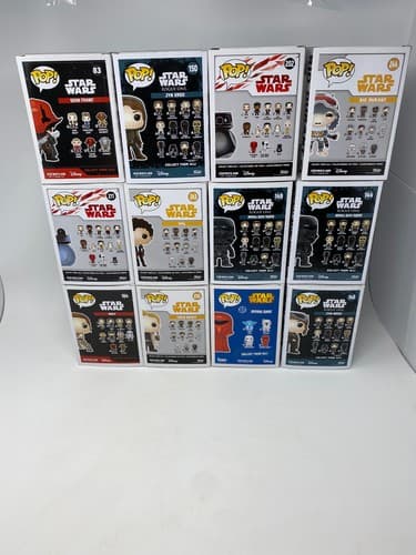 Funko Pop Star Wars Lot of 12 Vinyl Figures - Kylo Ren Chewbacca BB-8 L3-37 — photo 7