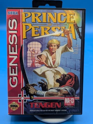 Prince of Persia (Sega Genesis, 1993) IN BOX, No Manual, Tested And Working 