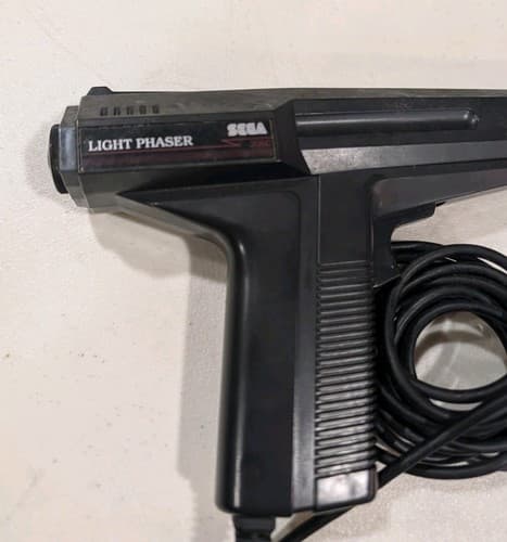 Vintage Original Sega Master System Light Phaser Gun Controller Zapper Tested — photo 2