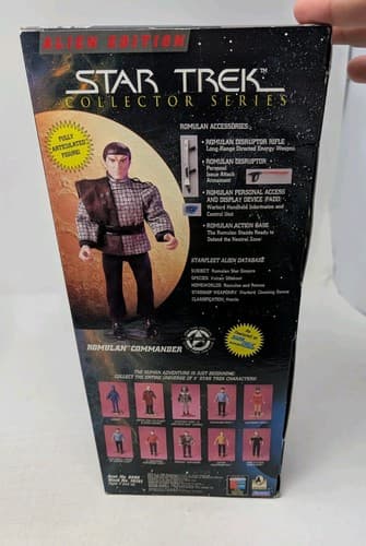 Star Trek Starfleet Edition - Lot Of 3 Figures - Riker, Laforge, Romulan... — photo 5