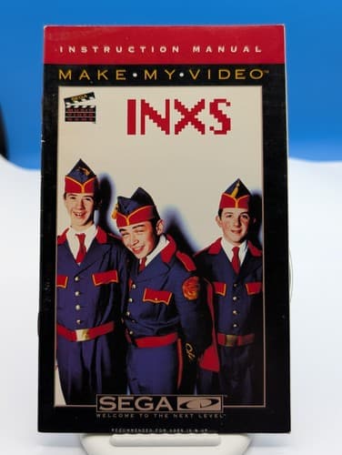 INXS: Make My Video (Sega CD, 1993) Game Disc And Manual - Tested & Working