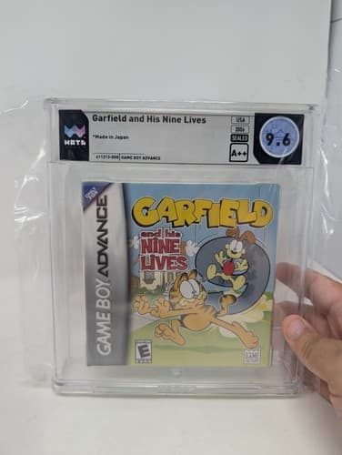 Garfield and His Nine Lives (Nintendo Game Boy Advance, 2006) WATA 9.6 A++ New