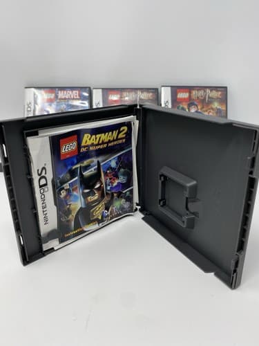 Nintendo DS lot of 7 CASES ONLY LEGO Marvel Harry Potter Batman 2 Ninjago Rings — photo 2