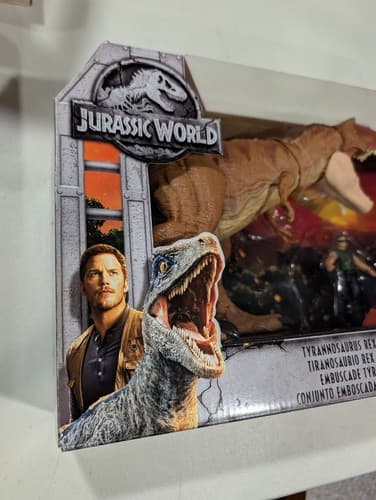 Jurassic World Park Destruct-A-Saurs T-Rex Ambush Figure Toy Playset NIB Rare — photo 2