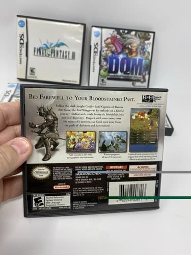 Nintendo DS Lot 5 CASES ONLY No Games Dragon Quest IX IV Final Fantasy III IV — photo 3