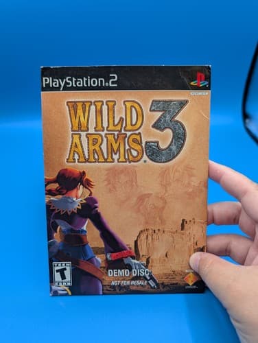 Wild Arms 3 Demo Disc PlayStation 2 PS2 Tested Authentic Good Shape