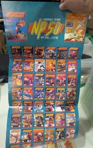 Nintendo Power Magazine Vol 50 The Legend of Zelda Link’s Poster/cards/tattoos — photo 5