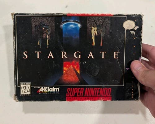Stargate (Super Nintendo | SNES) Authentic BOX + Manual, Look