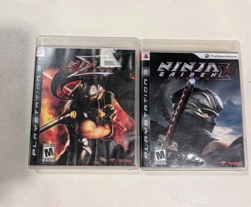 Ninja Gaiden Sigma & Sigma 2 Lot Of 2 PS3 Games, Tested