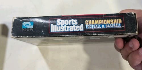 Sports Illustrated Championship Football & Baseball SNES Game And Box — photo 4