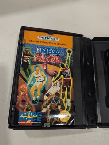 NBA All-Star Challenge (Sega Genesis) CIB COMPLETE Tested — photo 4