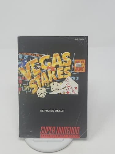 Vegas Stakes (Super Nintendo Entertainment System, 1993) - Complete In Box SNES — photo 8