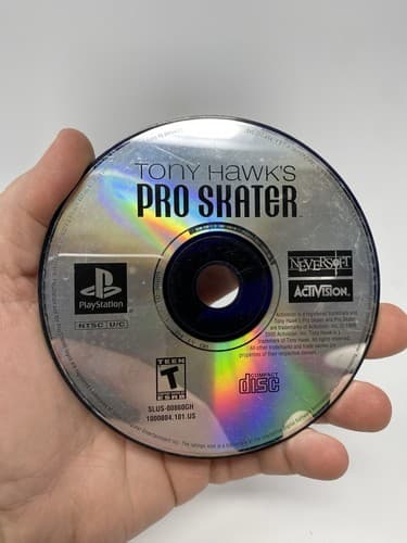 Tony Hawk Pro Skater (Sony Playstation) 1999 - Disc Only  - PS1 Tested