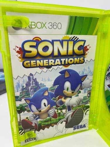 Sonic Generations Xbox 360 Platinum Hits CIB Complete with Manual TESTED — photo 9