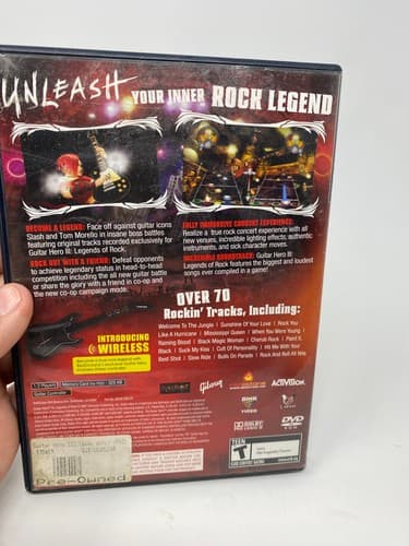 Guitar Hero III: Legends of Rock (PS2) CIB Complete Tested & Working Authentic — photo 3