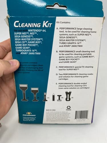 PerformanceCleaning Kit NES Nintendo Entertainment System Open Box — photo 7