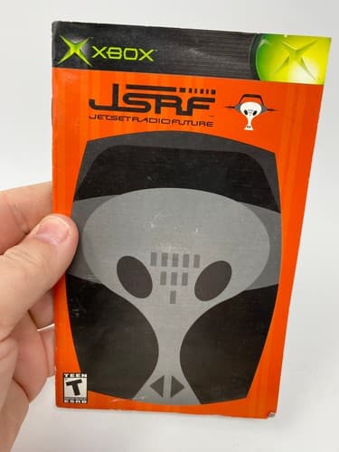JSRF Jet Set Radio Future XBOX Instruction Manual Only No game