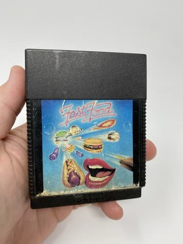 Vintage Atari 2600 Fast Food Game by Telesys 1982 Cart Only