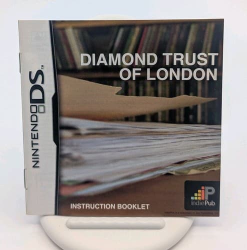 Diamond Trust Of London Nintendo DS, Very Rare, Jason Rohrer, Tom Bailey CIB — photo 4