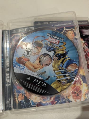 Lot Of 2 Marvel Vs Capcom PS3 Games - Ultimate & Fate Of Two Worlds - Tested — photo 5