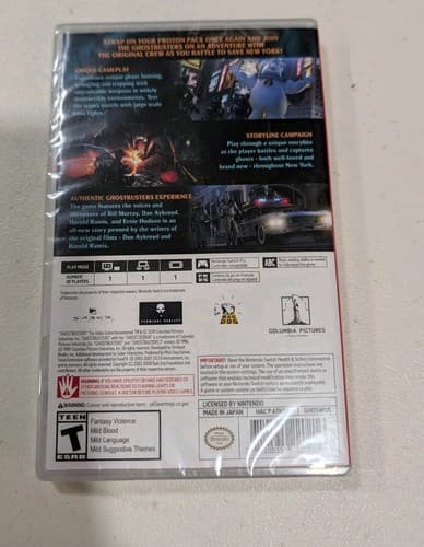 Ghostbusters The Video Game Remastered Nintendo Switch Brand New Sealed — photo 2