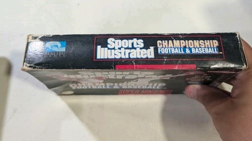 Sports Illustrated Championship Football & Baseball SNES Game And Box — photo 3