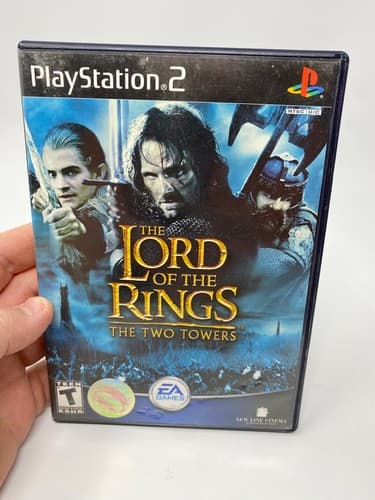 Lord of the Rings: The Two Towers (Sony PlayStation 2, 2002)  Complete CIB