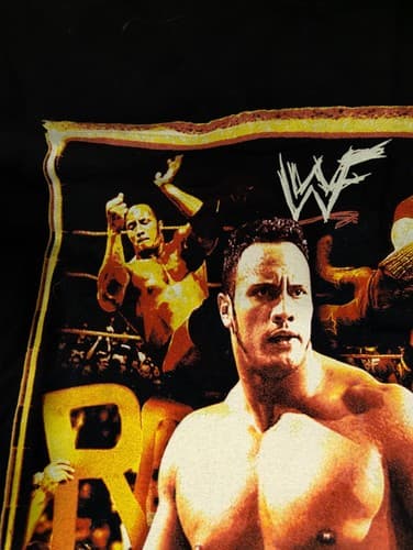 Vintage WWF The Rock People’s Choice Glow In Dark Shirt Men’s XXL 2XL 90s — photo 2