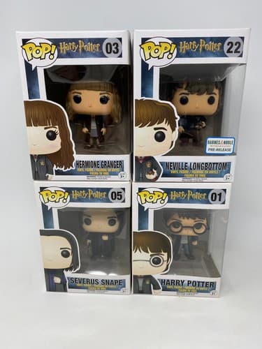 Funko Pop! Harry Potter Vinyl Figures Lot of 4 - Harry Potter Neville Longbottom