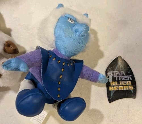 VTG UNUSED Star Trek Alien Plush Beans Beanies Set of 5 NWT Gorn Vulcan — photo 6