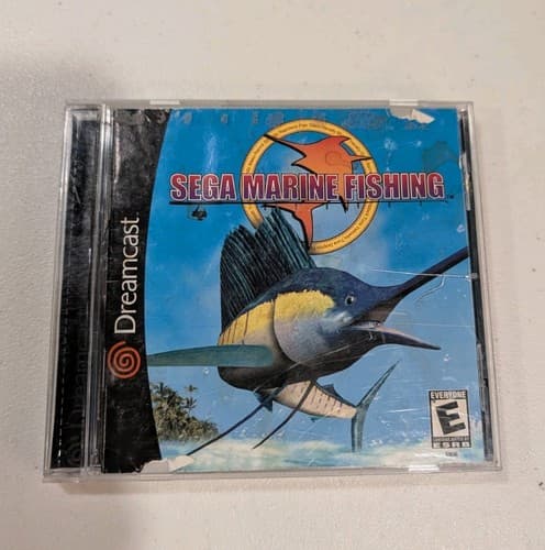 SEGA Bass Fishing (Sega Dreamcast) CIB w/ Damaged Manual