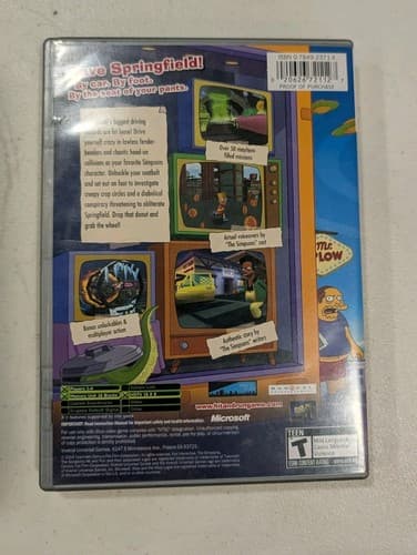Simpsons Hit & Run - Microsoft Xbox | Platinum Hits | CIB | Tested | Resurfaced — photo 2
