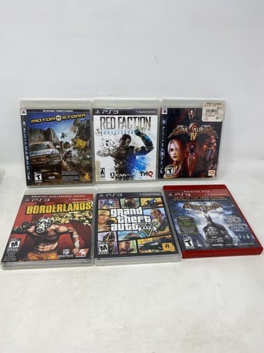 Lot Of 6 PlayStation 3 Arkham Asylum Rare 3D Glasses GTA Borderlands Faction Etc