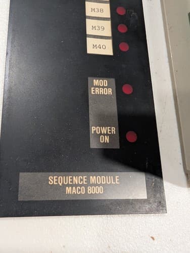 Barber Colman Maco Sequence Module 80CC-11001-101-0-00 For parts — photo 9