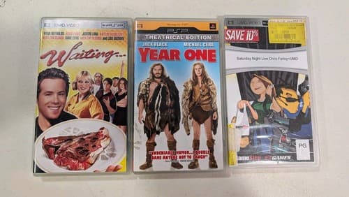 Lot Of 3 UMD Movies - Still Waiting, Year One, Chris Farley
