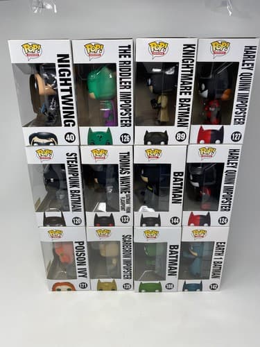 Funko Pop DC Batman Lot of 12 Vinyl Figures - Nightwing Poison Ivy Impopster — photo 2