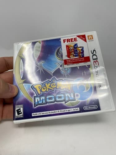 Pokemon Moon Nintendo 3DS NEW SEALED Target Cafe Combo Pack Promo Sticker 2016 — photo 4