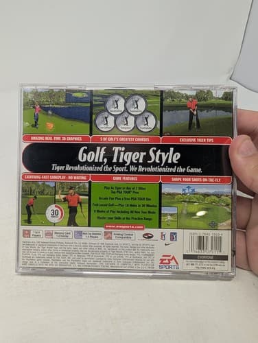 *RECALLED* Tiger Woods 99 Golf, South Park edition, 1st print (Playstation, PS1) — photo 2