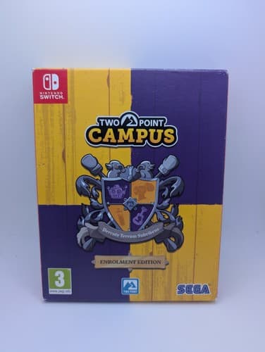 Two Point Campus Enrollment Launch Edition - Nintendo Switch PAL Complete Tested