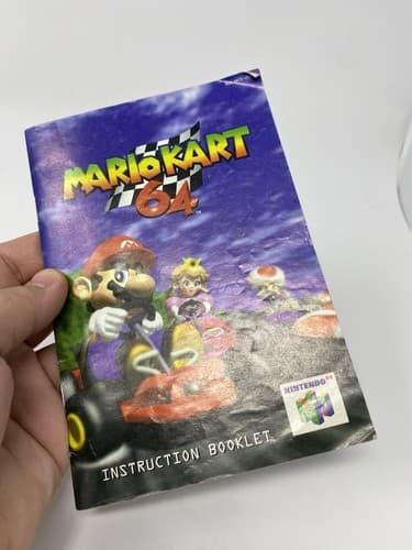 Mario Kart 64 - N64 Nintendo 64 Instruction Manual Only⭐ — photo 3