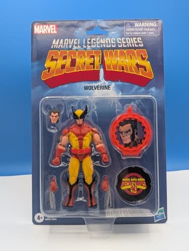 Marvel Legends Hasbro Retro Secret Wars Wolverine SEALED Action Figure